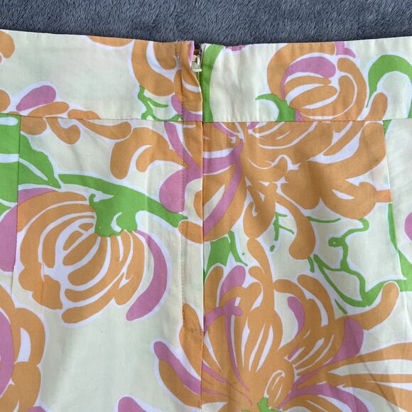 Lily Pulizter Skirt Women's 6 Pastel Preppy Coastal Floral Resort - Picture 5 of 10